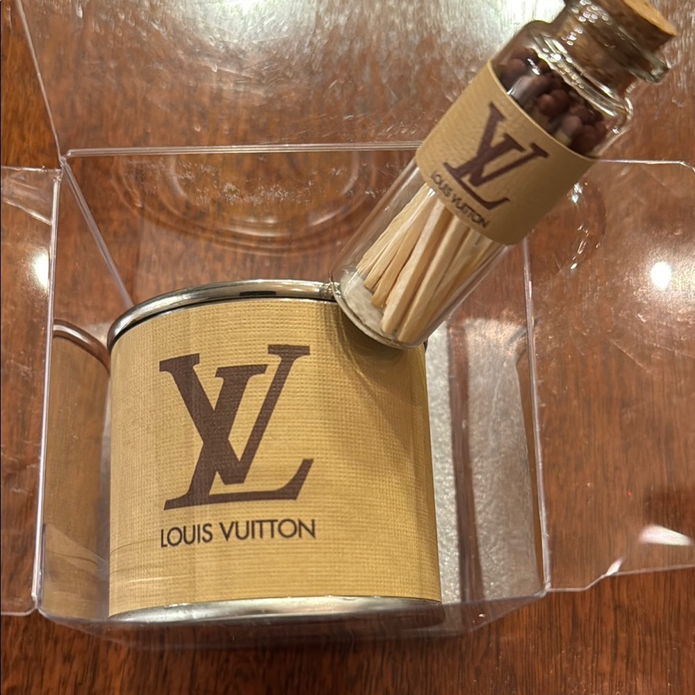 Louis Vuitton Beige Candle and Match Set